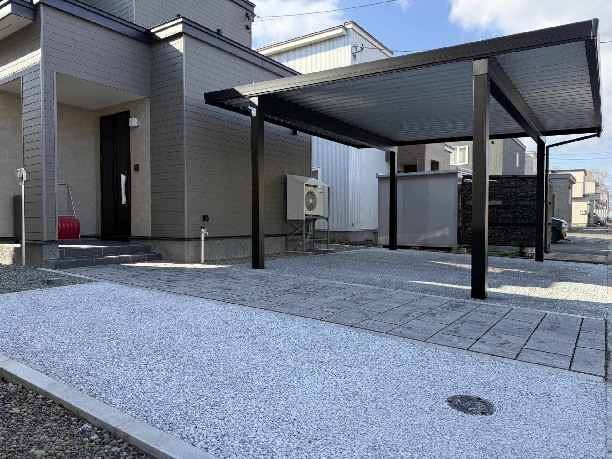 ドライテックを施工した舗装